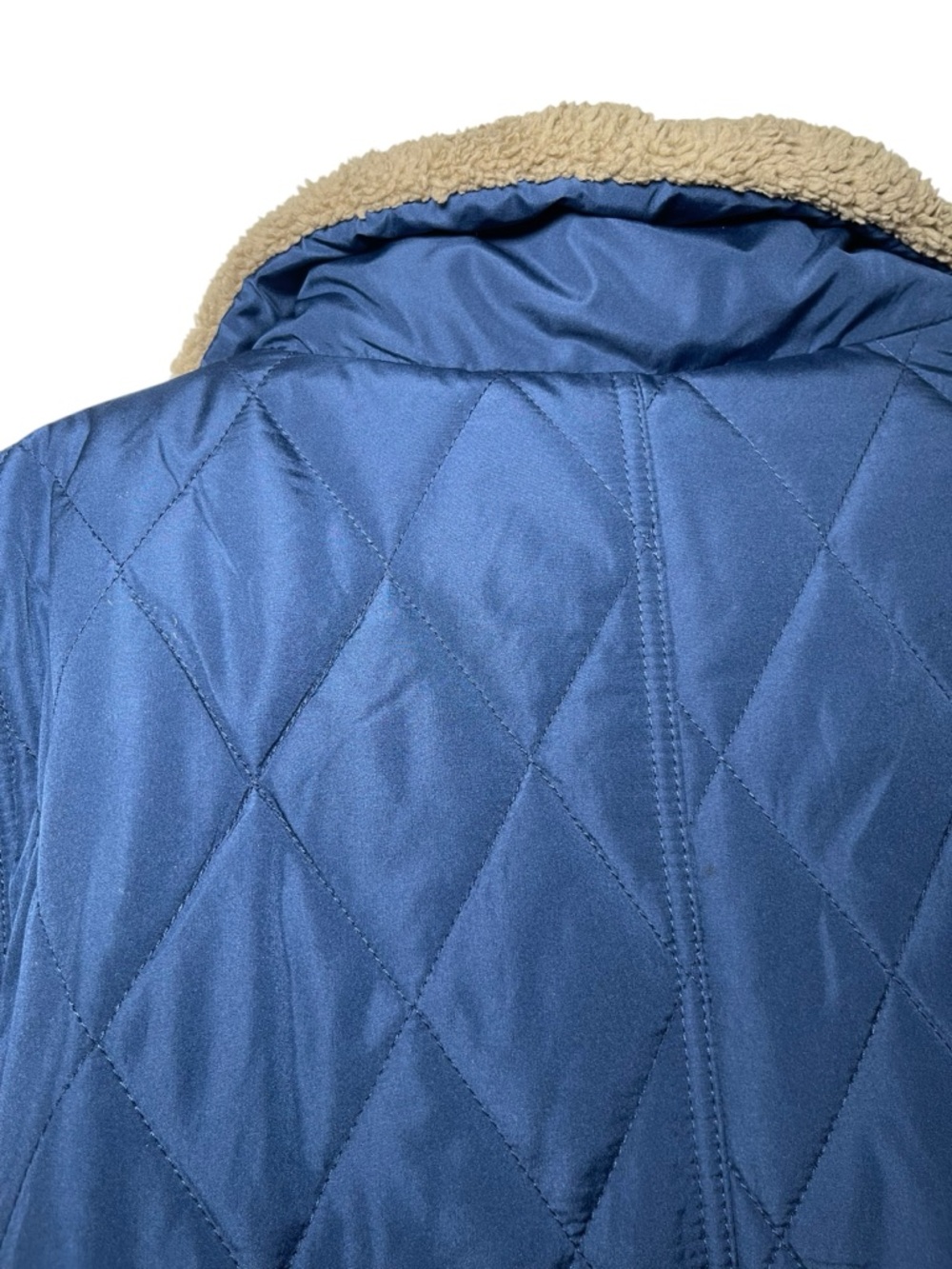 Original Weatherproof Vintage Women's Sherpa Lined Quilted Long Coat Size Small - Picture 11 of 16